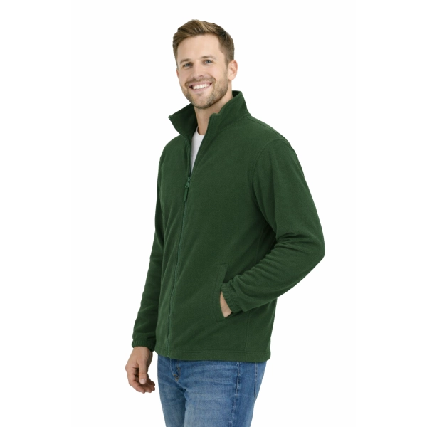 Bluza polarowa uniwersalna ciemna zielona roz. L
